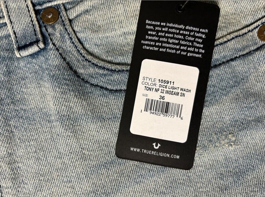True Religion Tony Skinny Jeans - Gentlemens Resale