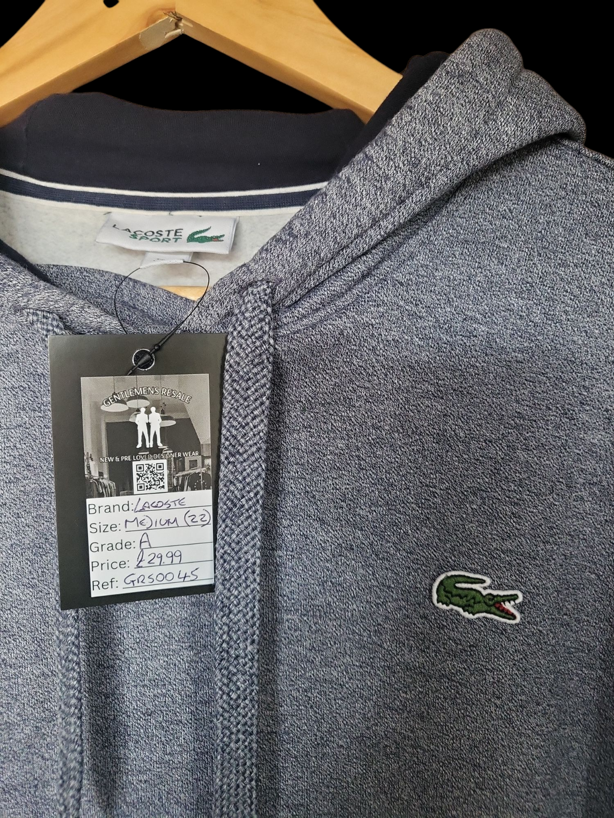 Pre-Loved Lacoste Hoodie - GRS0045