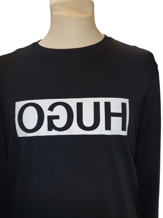 Pre-Loved Hugo long sleeve thin top - (PL293)