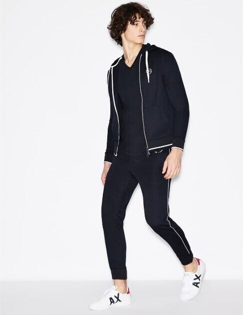 Armani Exchange Logo Joggers - Gentlemens Resale