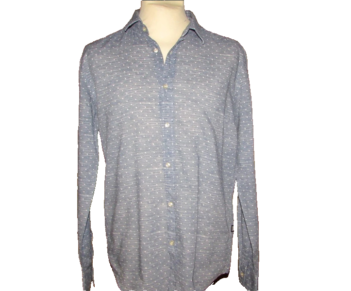 Pre Loved - Hugo Boss Long Sleeve Slim Finest Italian Fabric Shirt (PL176) - Gentlemens Resale