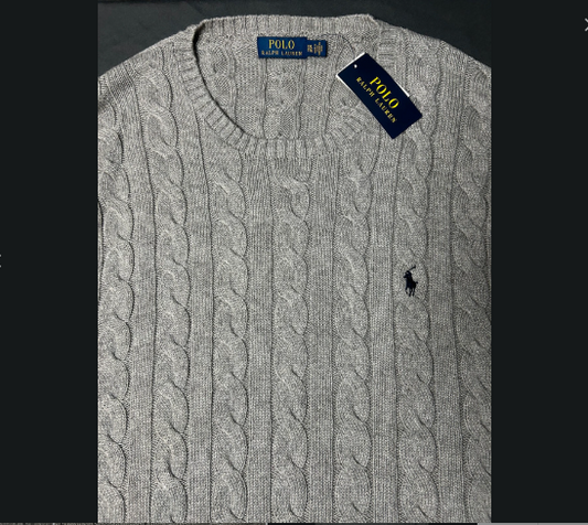 Ralph Lauren Cable Knit Jumper - (PL252)