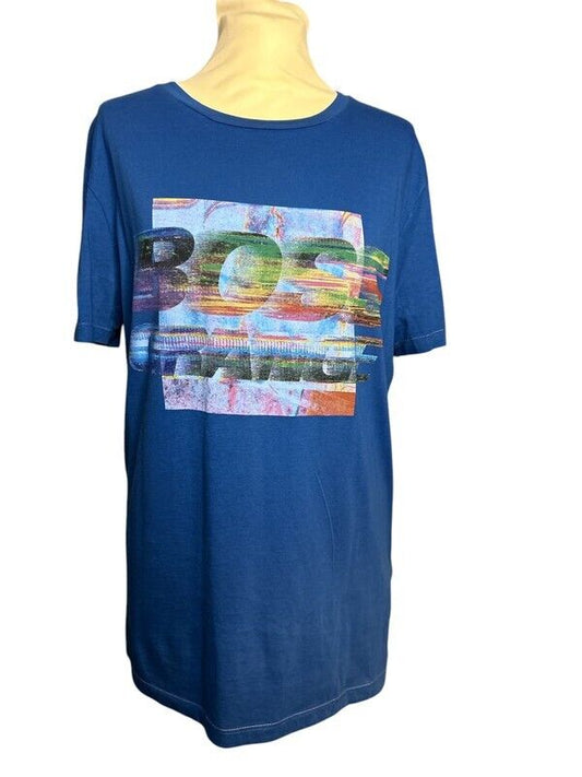 Pre-Loved - Hugo Boss T-Shirt - Blur Logo (PL322)