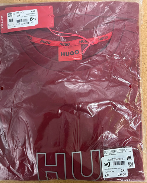 Hugo Stacked Sweatshirt - Gentlemens Resale