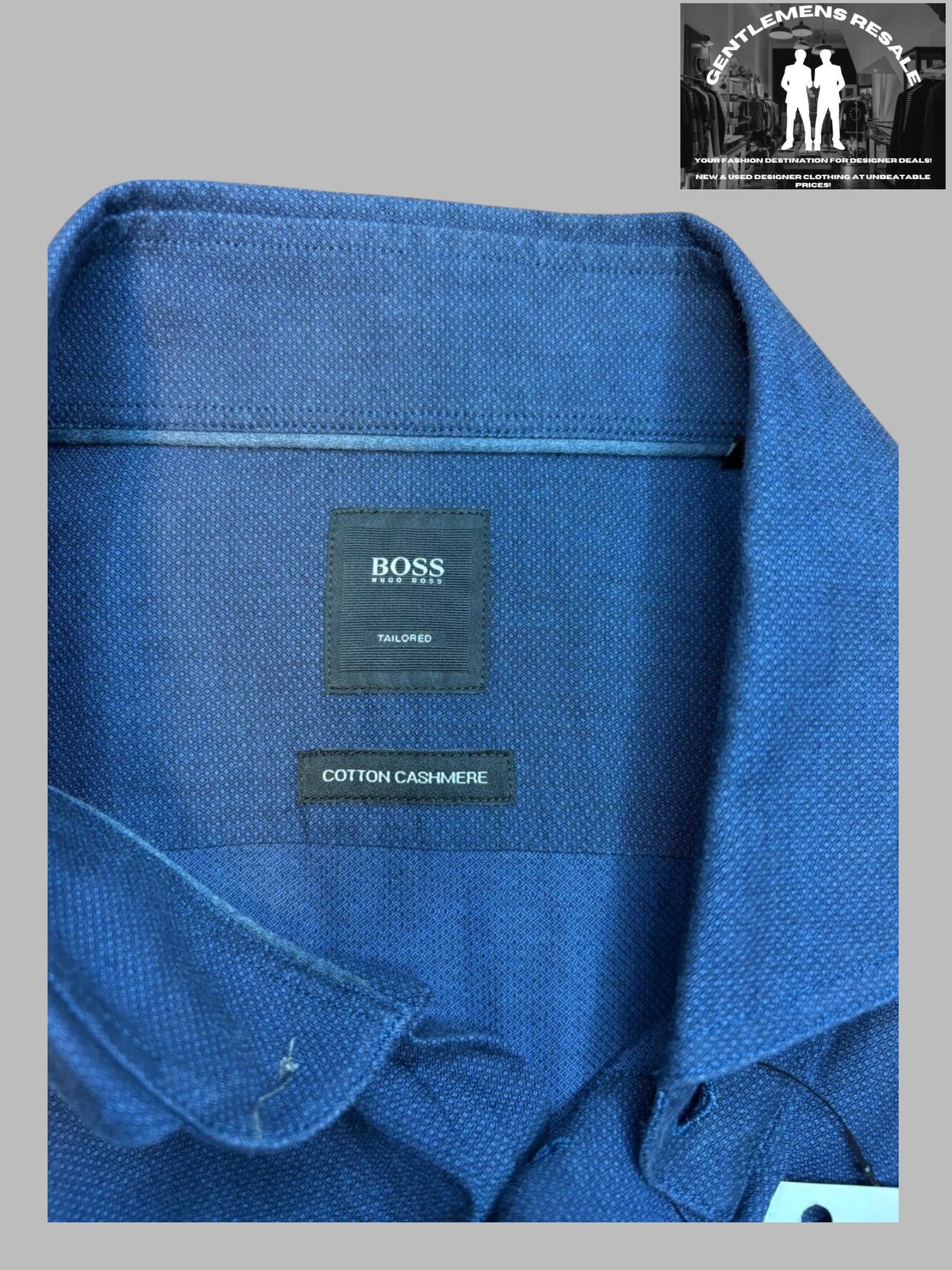 Pre Loved - Hugo Boss long sleeve shirt - Tailored Cotton Cashmire (PL107)