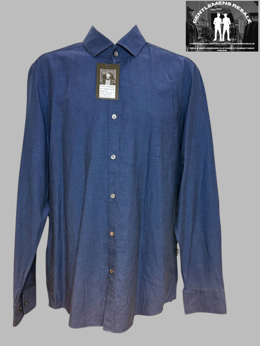 Pre Loved - Hugo Boss long sleeve shirt - Tailored Cotton Cashmire (PL107)