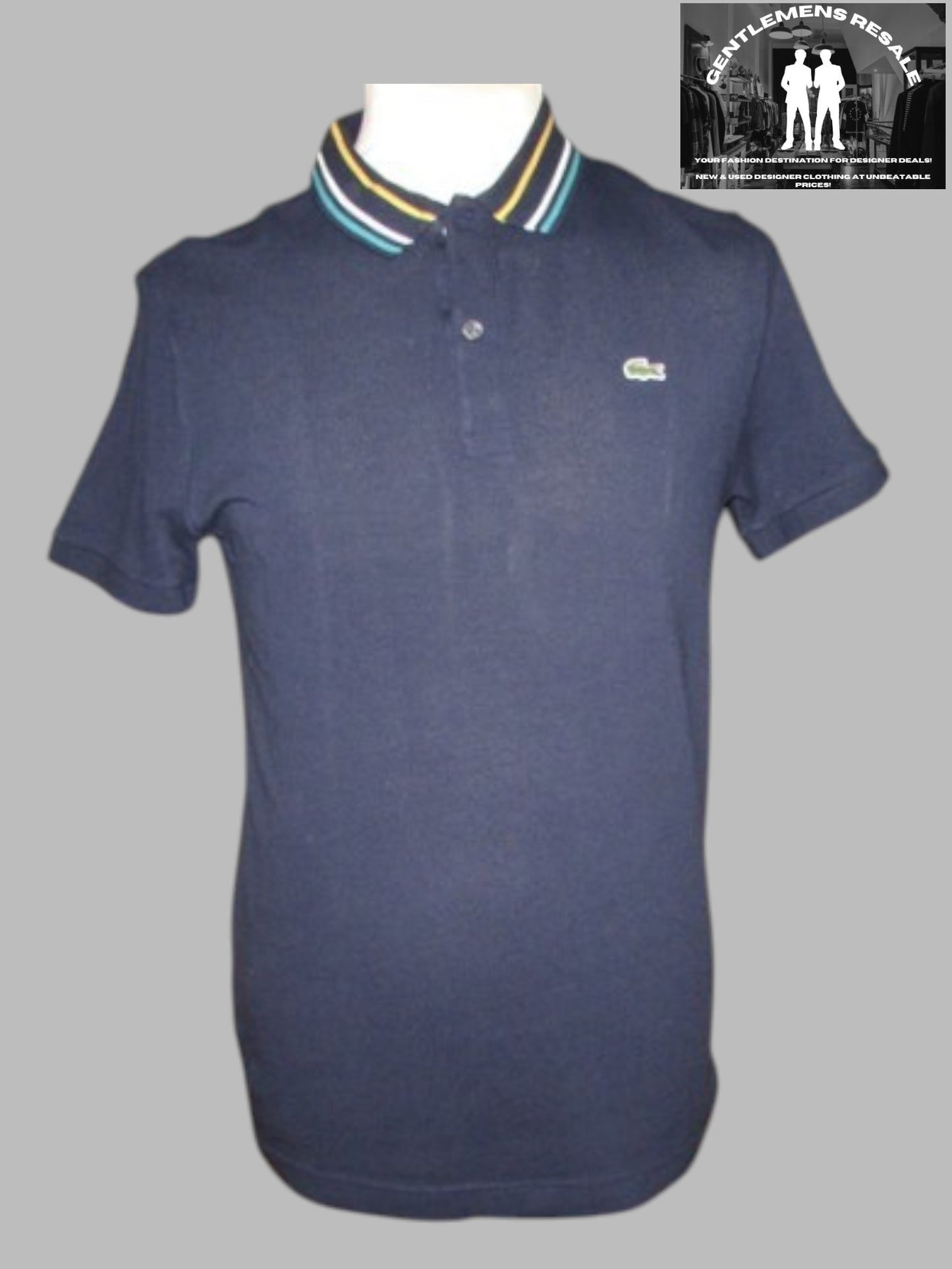 Pre-Loved men's Lacoste polo shirt slim fit - (PL114)