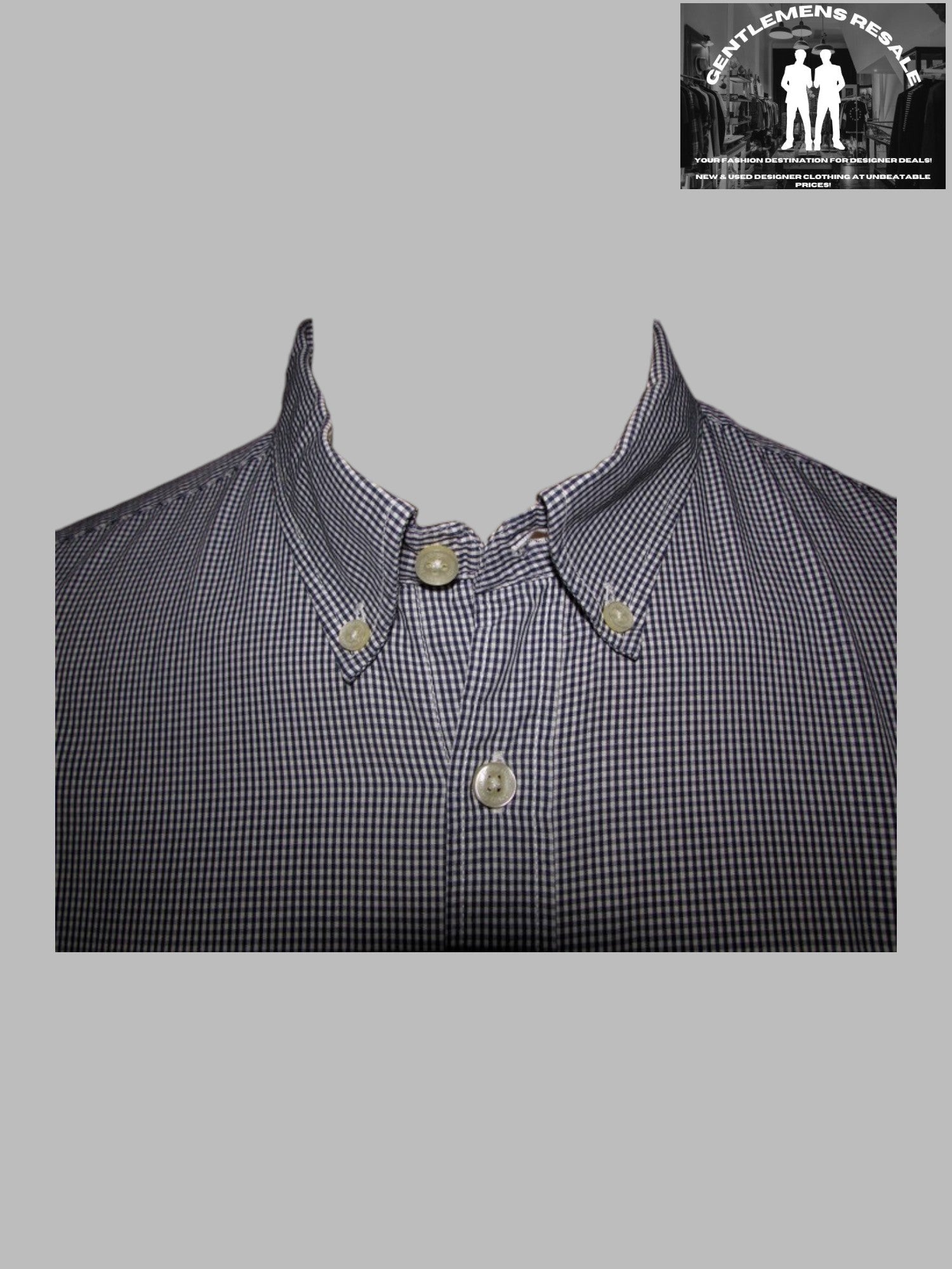 Pre Loved - Pretty Green Long Sleeve Check Shirt (PL141) - Gentlemens Resale