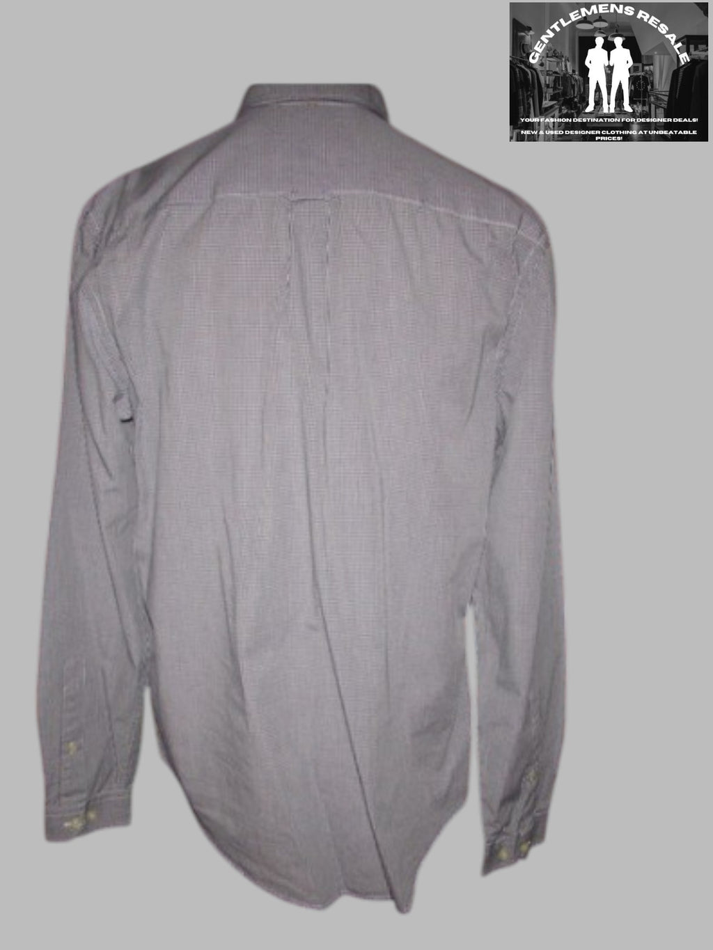 Pre Loved - Pretty Green Long Sleeve Check Shirt (PL141) - Gentlemens Resale