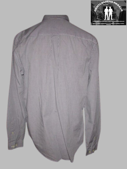 Pre Loved - Pretty Green Long Sleeve Check Shirt (PL141) - Gentlemens Resale