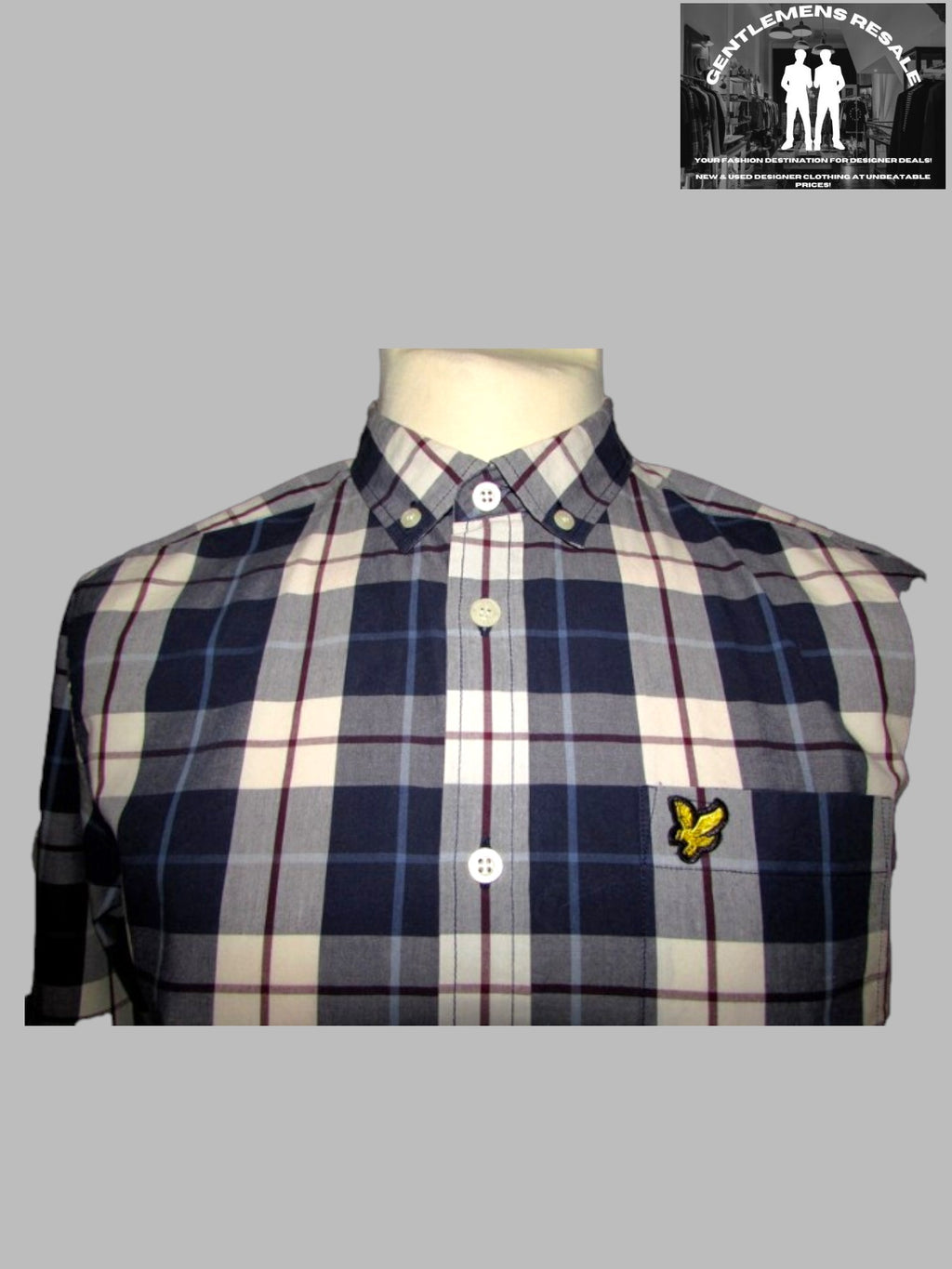 Pre Loved - Lyle & Scott checked shirt (PL77) - Gentlemens Resale