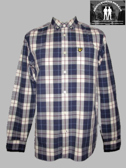 Pre Loved - Lyle & Scott checked shirt (PL77) - Gentlemens Resale