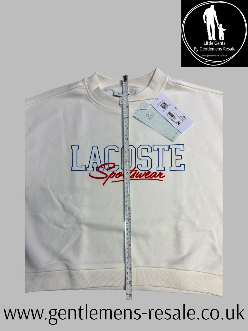 Lacoste Logo Crew Sweatshirt - Gentlemens Resale