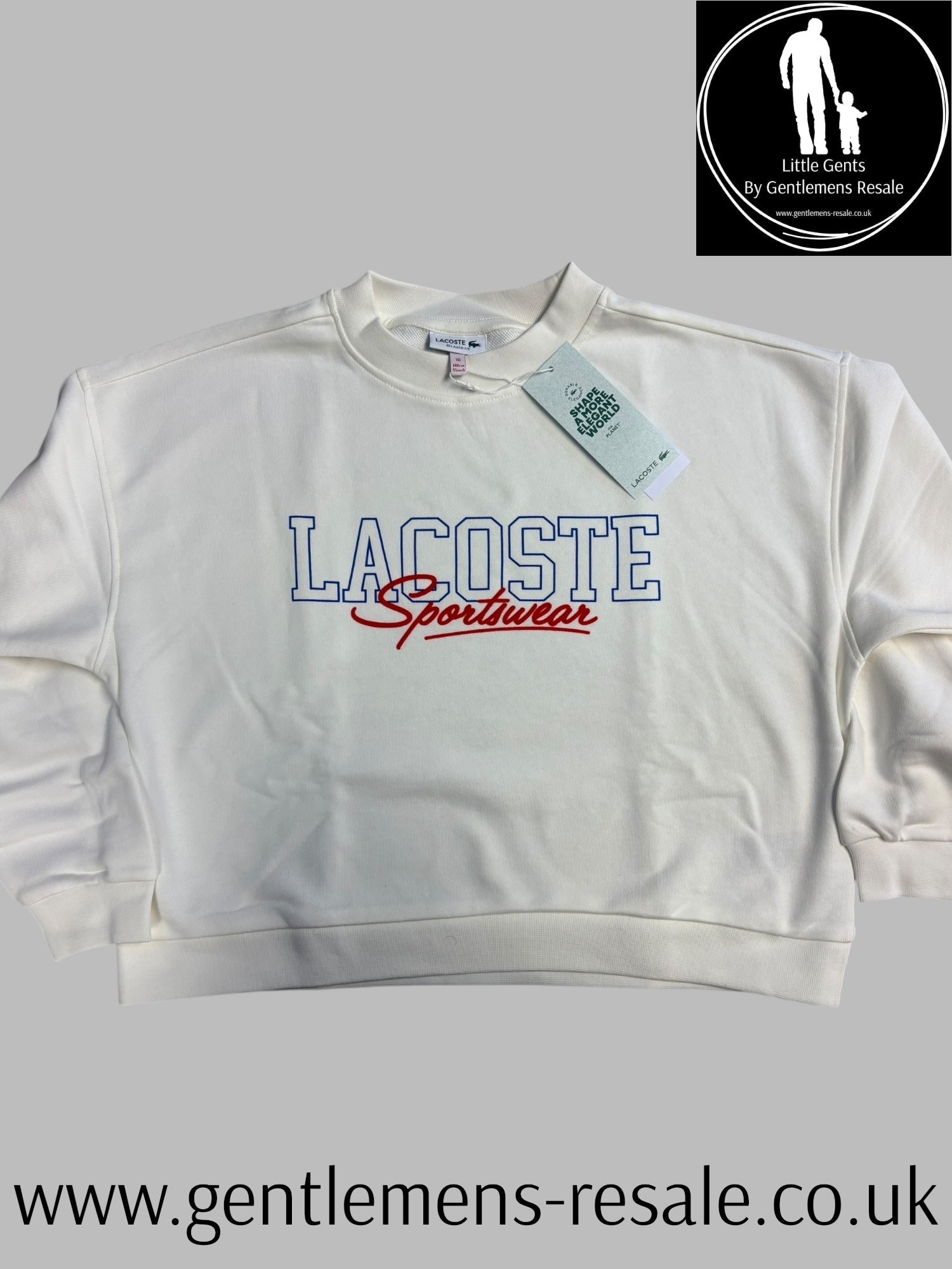 Lacoste Logo Crew Sweatshirt - Gentlemens Resale