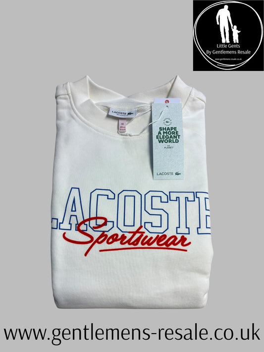 Lacoste Logo Crew Sweatshirt - Gentlemens Resale