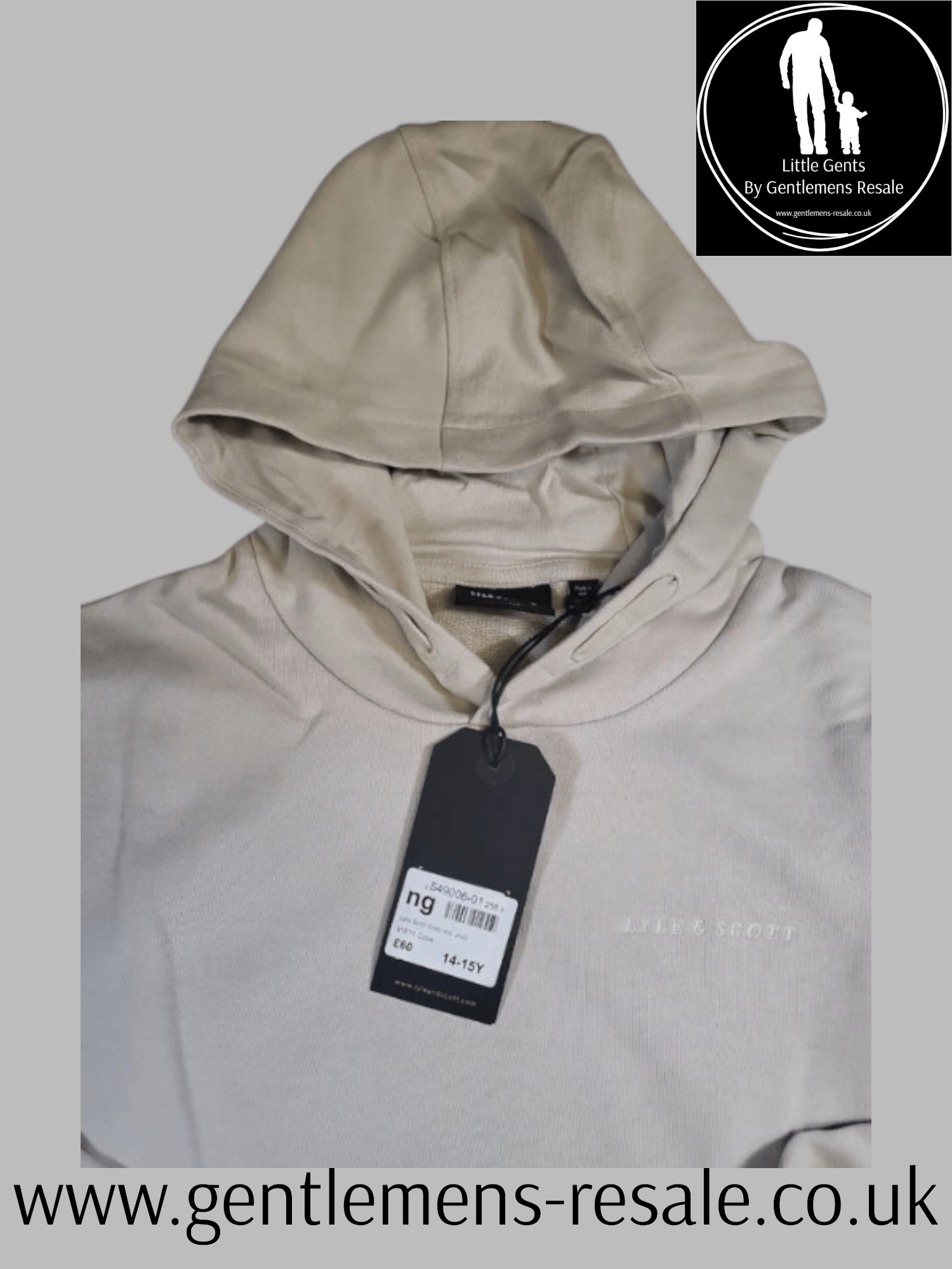 Lyle & Scott Script Hoodie - BRS0097 - Gentlemens Resale