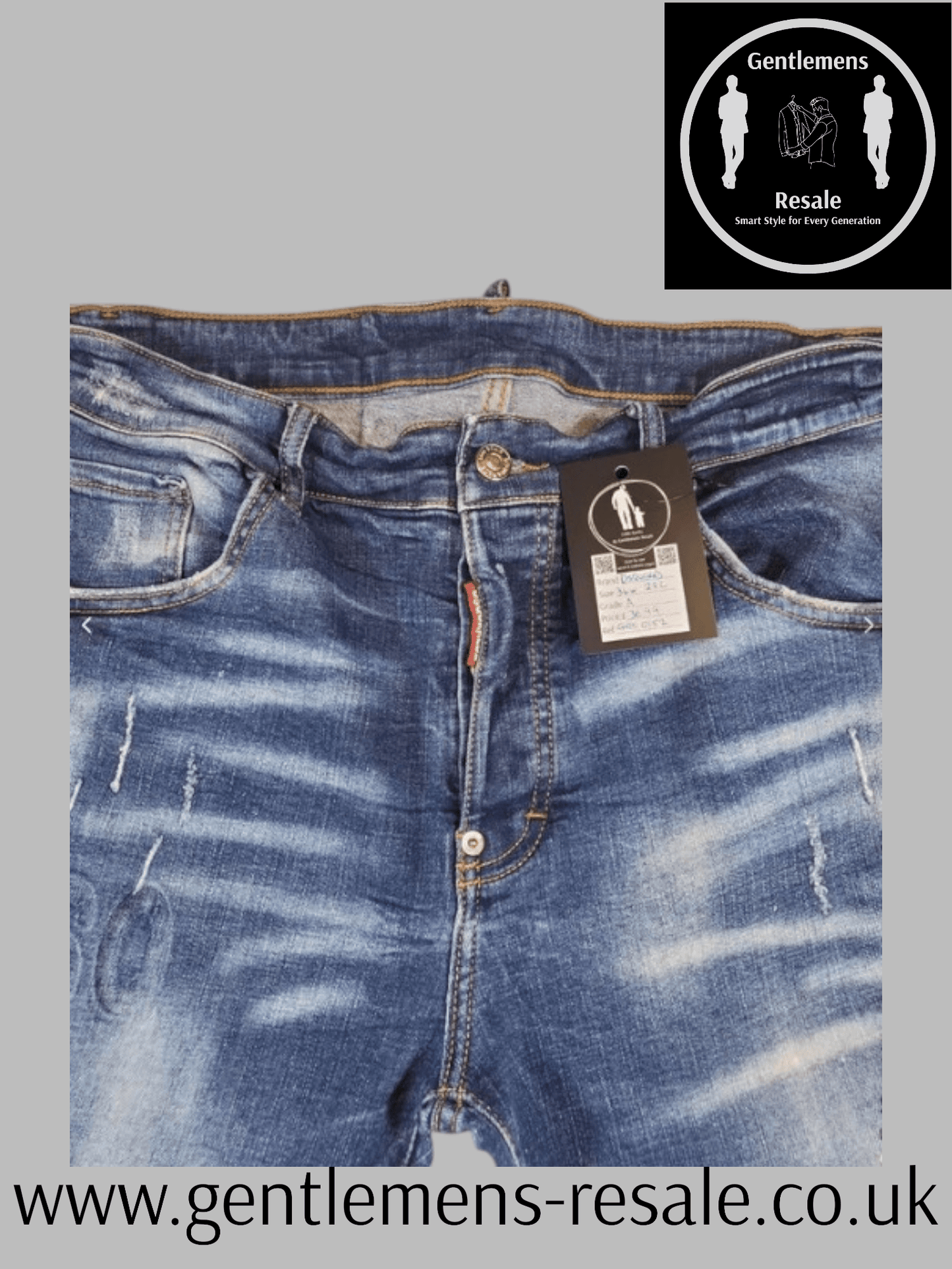 Pre-loved Dsquared2 Distressed Denim Jeans