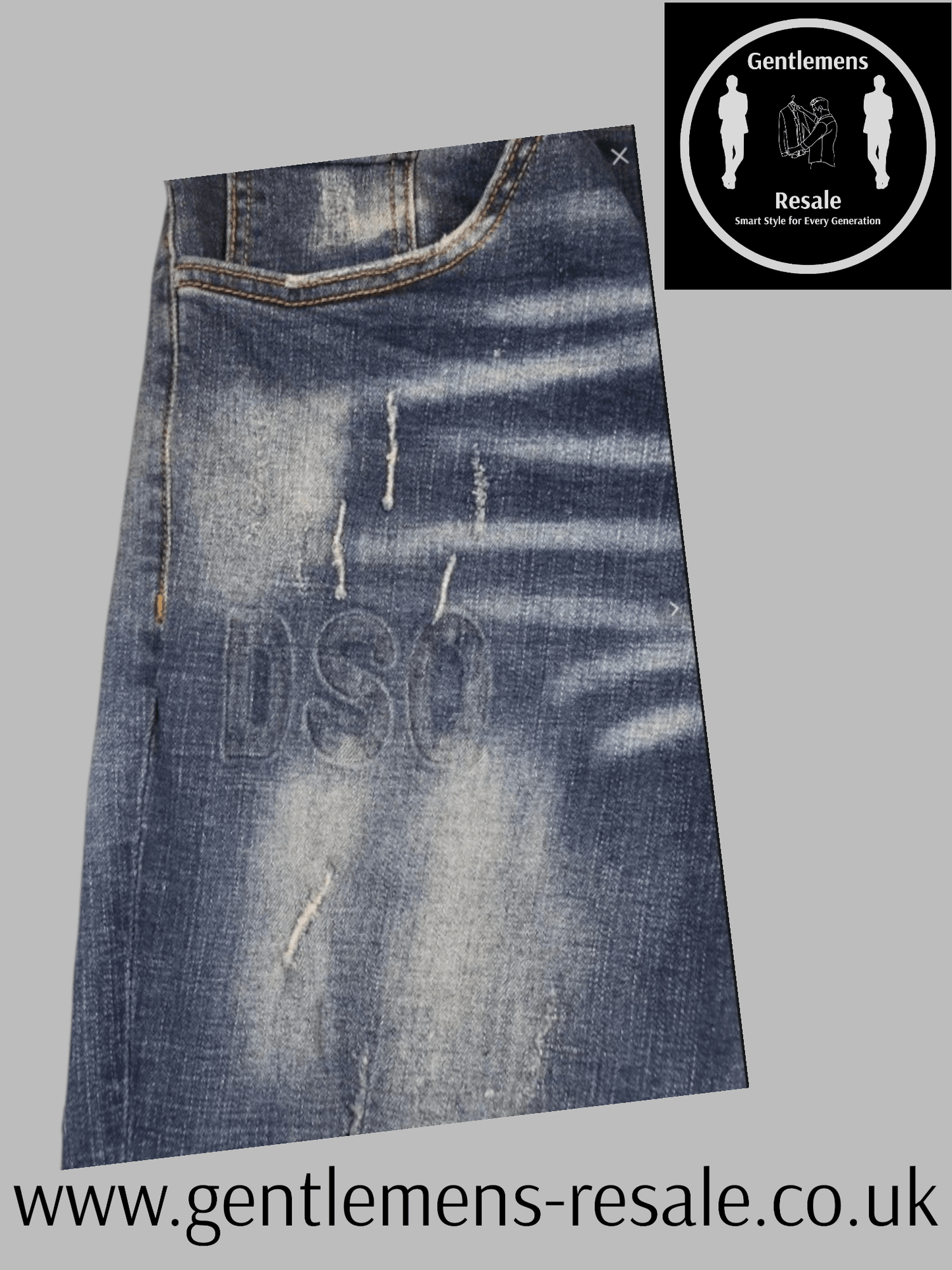 Pre-loved Dsquared2 Distressed Denim Jeans