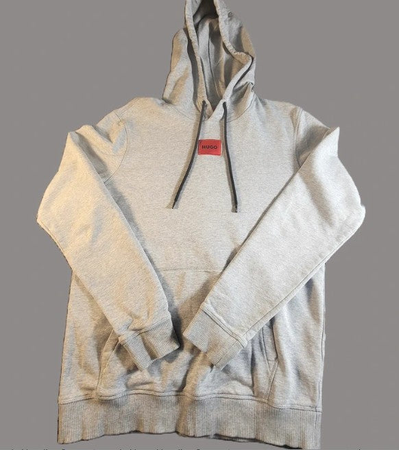 HUGO Grey Hoodie (Pre‑Loved, Size M) - Gentlemens Resale