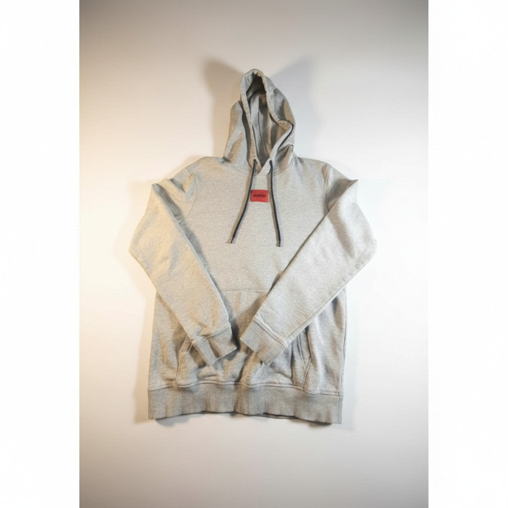 HUGO Grey Hoodie (Pre‑Loved, Size M) - Gentlemens Resale