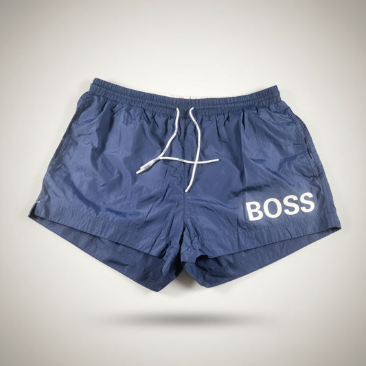 BOSS Navy Swim Shorts (XXL, Pre‑Loved)