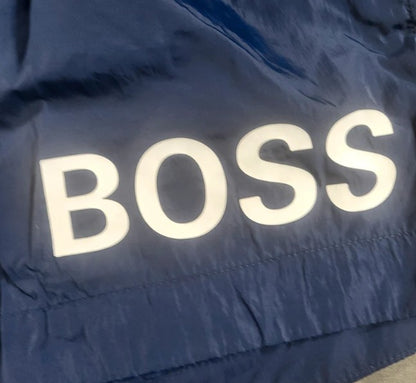BOSS Navy Swim Shorts (XXL, Pre‑Loved)