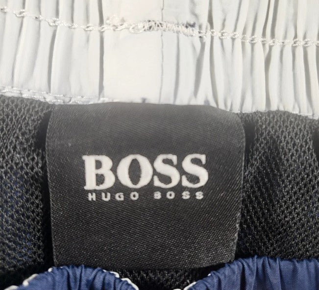 BOSS Navy Swim Shorts (XXL, Pre‑Loved)