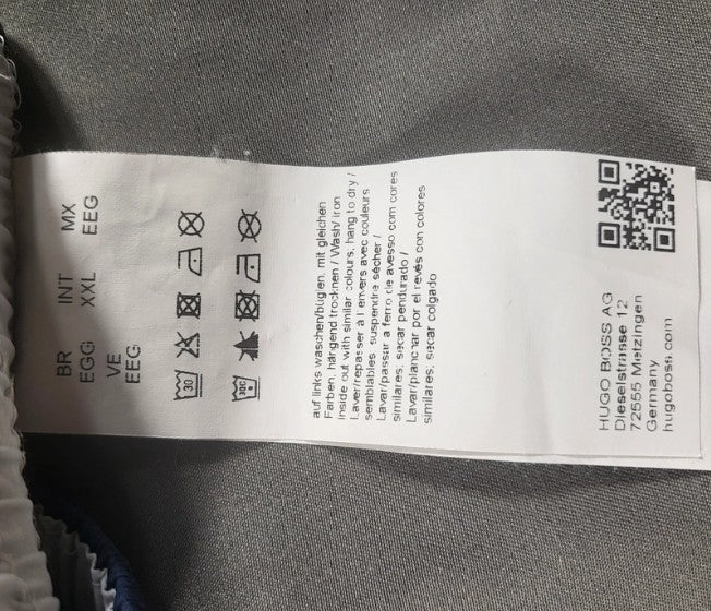 BOSS Navy Swim Shorts (XXL, Pre‑Loved)
