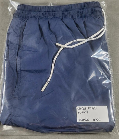 BOSS Navy Swim Shorts (XXL, Pre‑Loved)
