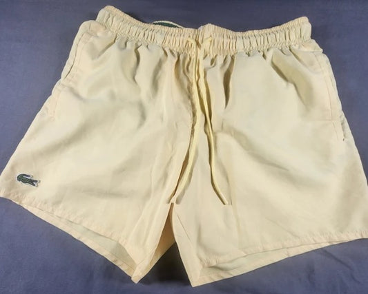 Lacoste Yellow Swim Shorts (M, Pre‑Loved)