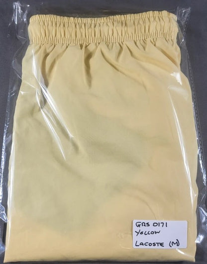 Lacoste Yellow Swim Shorts (M, Pre‑Loved)